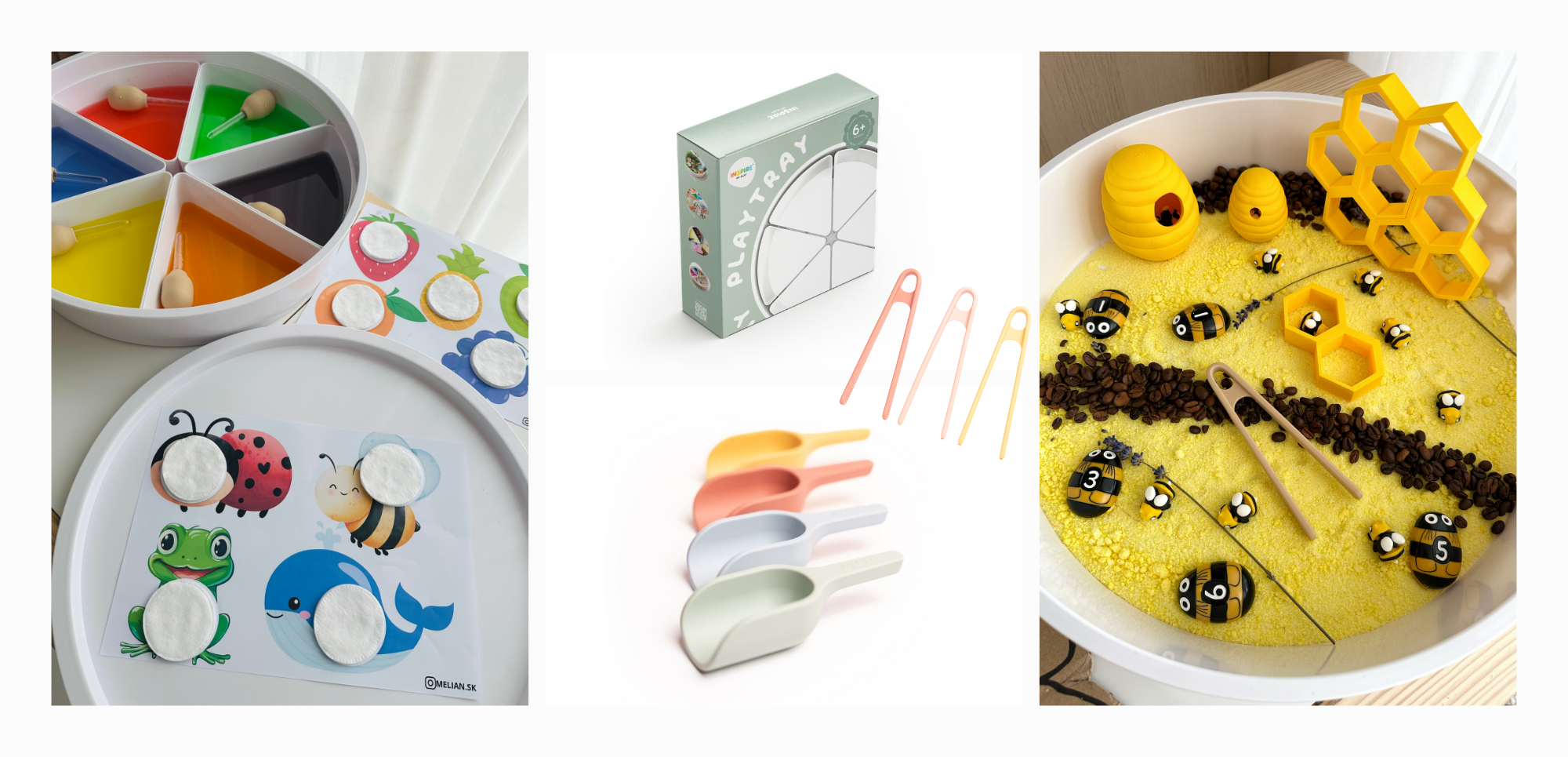 White Beige Minimalist Photo Collage Wraparound Mug_2